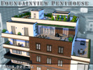 Sims 4 — Fountainview Penthouse - No CC by juliegnks4 — Fountainview Penthouse! Renovated! With a beautiful roof garden,