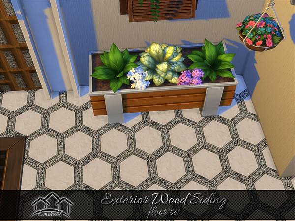 Sims 4 — Herringbone Line Wallpaper floor2 by Emerald — Herringbone line wallpaper is a must have choice to add new