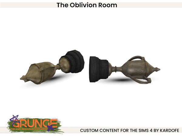 Sims 4 — kardofe_The Oblivion Room_Trophy down by kardofe — Living room that was once luxurious and comfortable, but the