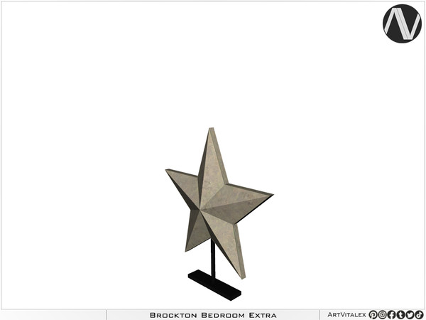 Sims 3 — Brockton Star Decor by ArtVitalex — Bedroom Collection All rights reserved - Belong to 2024 ArtVitalex@TSR -