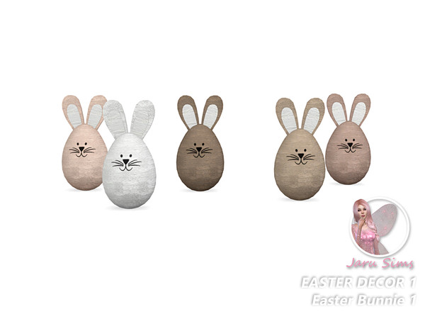 Sims 4 — Easter Decor 1 - Easter Bunnie1| jarusims by Jaru_Sims — I wish you all a Happy Easter with my Easter Decor Set