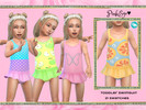 Sims 4 — Toddler Swimsuit by PinkEgo2 — Toddler swimsuit for females. Seasons needed. Toddler, Female. Custom thumbnail.