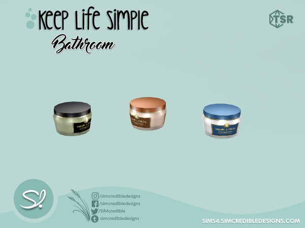 Sims 4 — Keep Life simple Bathroom Hair mask by SIMcredible! — by SIMcredibledesigns.com available exclusively at TSR 3