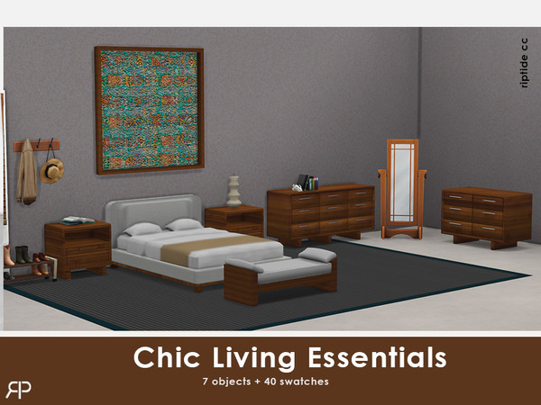Sims 4 — RiptideCC-Chic Living Essentials Painter by Riptidecc — Transform your home into a haven of modern elegance with