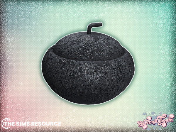 Sims 4 — Arcum Bathroom - Bowl With Lid by ArwenKaboom — Base game object in multiple recolors. Find all items by