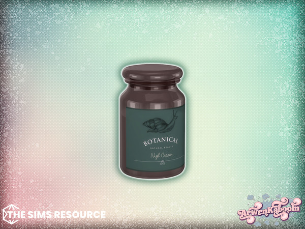 Sims 4 — Arcum Bathroom - Night Cream by ArwenKaboom — Base game object in multiple recolors. Find all items by searching