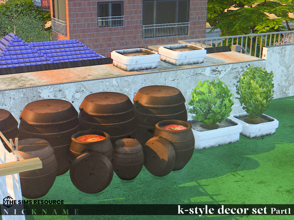 Sims 4 — k-style decor set_pork pack by NICKNAME_sims4 — k-style decor set Part2 10 package files. k-style decor