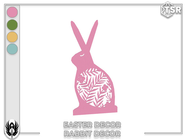 Sims 4 — Nemesis_im - Easter Rabbit Decor by nemesis_im — Sets of furniture from Easter Decor Set includes 8 items Coffee