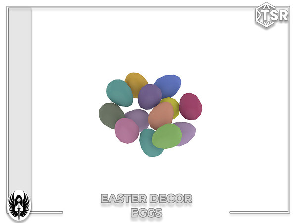 Sims 4 — Nemesis_im - Easter Eggs by nemesis_im — Sets of furniture from Easter Decor Set includes 8 items Coffee Table