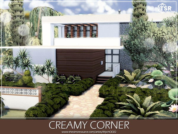 Sims 4 — Creamy Corner by MychQQQ — Lot: 50x50