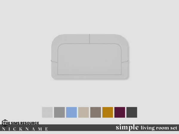 Sims 4 — simple living room set_pillow ver1 by NICKNAME_sims4 — simple living room set 11 package files. simple living
