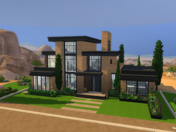 Sims 4 — Deepy House by Deepy_Simmer — A Beautiful Modern House - Mansion