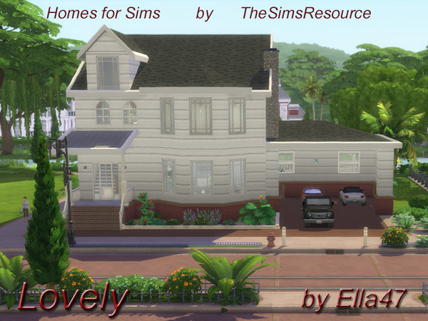 Sims 4 — Lovely by ella47 — Lovely is real Cozy Home for your Sims