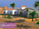 Sims 4 — Spanish Oasis by Niimua — Spanish inspired mansion in Oasis Springs. Includes toddler or infant room with
