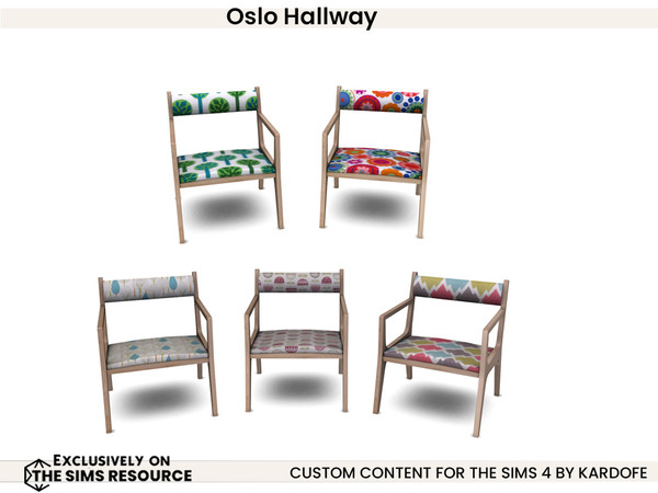 Sims 4 — kardofe_Oslo Hallway_LivingChair by kardofe — Furniture to decorate an entrance hall, in nordic style, matching
