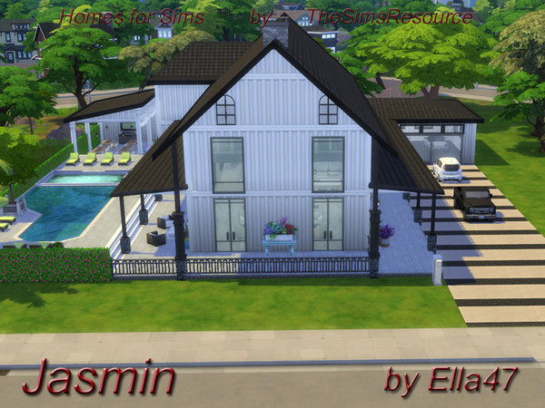 Sims 4 — Jasmin by ella47 — Jasmin is a verry nice and cozy Home