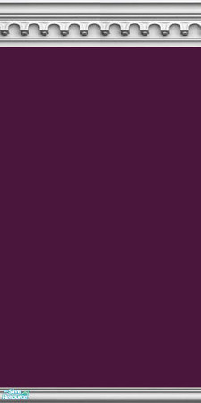 Sims 2 — NK PI Gothic Arch Paint - Purple Lights by MoMama — Purple Lights paint is topped by a gothic arch crown molding
