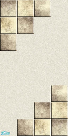 Sims 2 — Into a Corner - Individual Item by Lorah — Gold and purple tile set for your bathroom or kitchen.