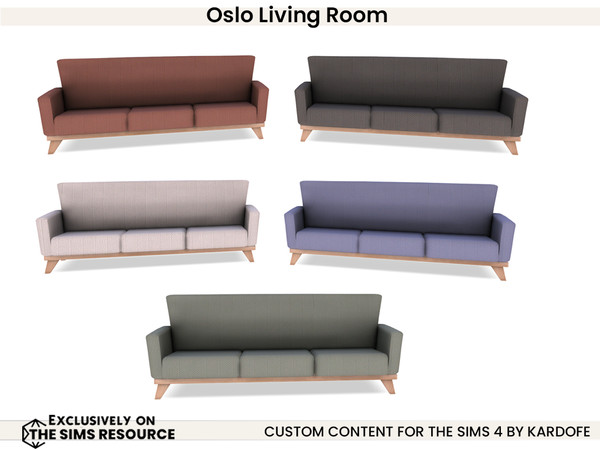Sims 4 — kardofe_Oslo Living Room_Sofa by kardofe — Third part of the Oslo series, this time it is a living room, in the