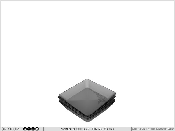Sims 3 — Modesto Soup Plates by Onyxium — Onyxium@TSR Design Workshop Outdoor And Garden Collection - Belong To The 2024