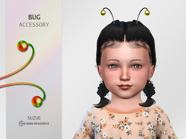 Sims 4 — Bug Accessory Toddler by Suzue — New Mesh (Suzue)