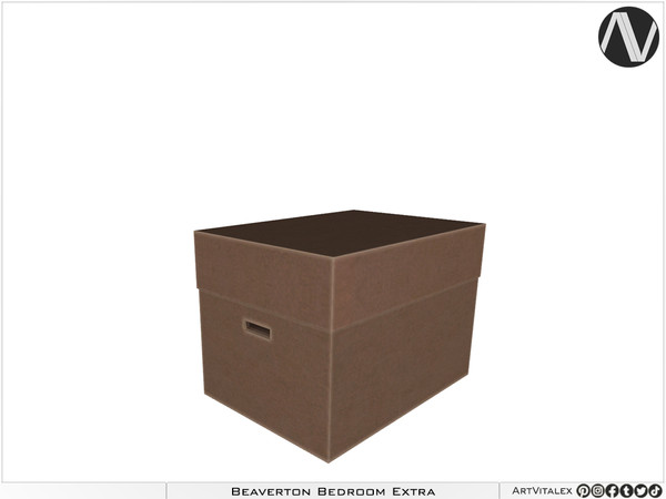 Sims 4 — Beaverton Storage Box by ArtVitalex — Bedroom Collection All rights reserved - Belong to 2024 ArtVitalex@TSR -