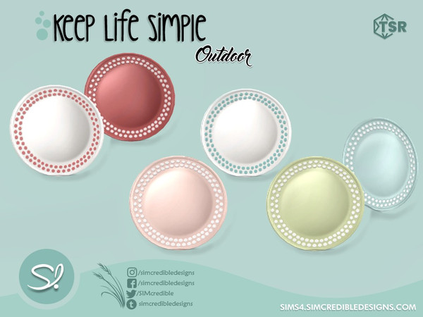 Sims 4 — Keep life simple outdoor Vertical Plate by SIMcredible! — by SIMcredibledesigns.com available exclusively at TSR
