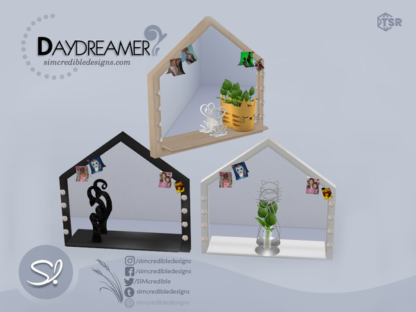 Sims 4 — Daydreamer mirror [decor] by SIMcredible! — by SIMcredibledesigns.com available exclusively at TheSimsResource 3