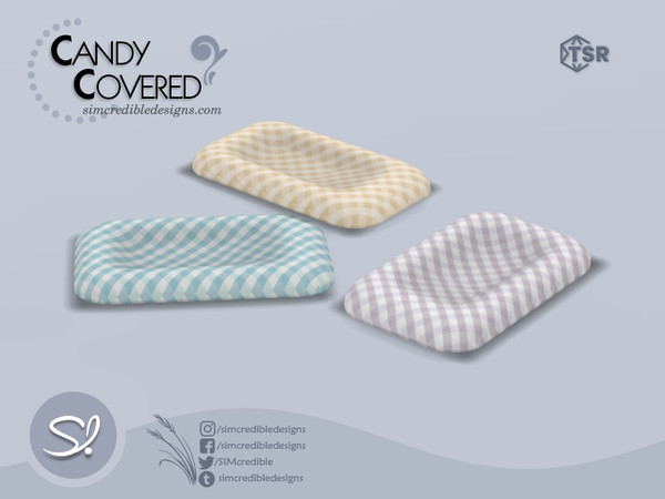 Sims 4 — Candy Covered Pad *decor* by SIMcredible! — Intend to simulate a decor changing table, when placed on the