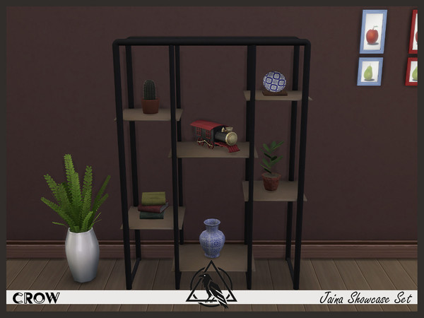 Sims 4 — Jaina Book's by Crownar — Desing by Crow