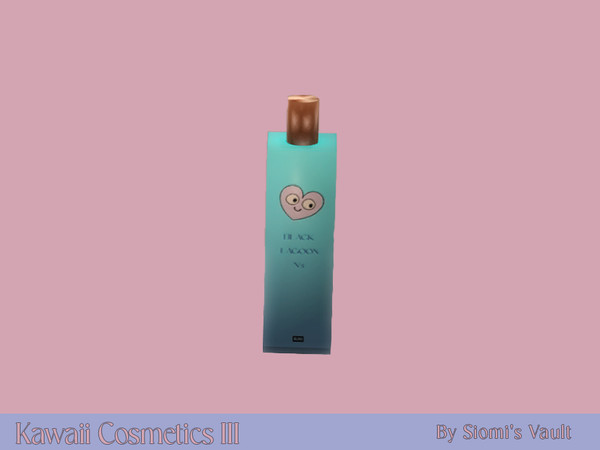 Sims 4 — Kawaii Cosmetics III - Perfume by siomisvault — Because someone asked me to make it in blue so here it is! Thank