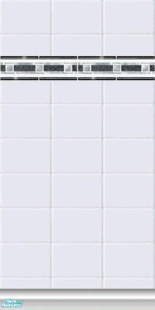 Sims 2 — Black and White by Zargret — wall tile