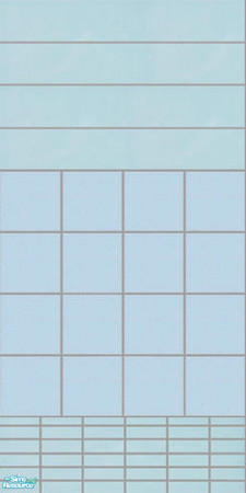 Sims 2 — Modern wall tile 2 by annefranzen — Blue modern wall for the bathroom.TSRAA.