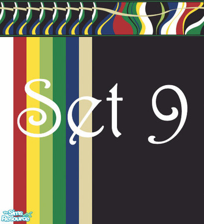 Sims 2 — Curvy Border Set 9 by Fizzy9 — Enjoy! :)