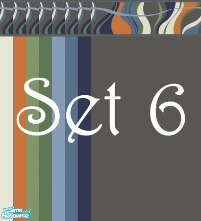 Sims 2 — Curvy Border Set 6 by Fizzy9 — Enjoy! :)