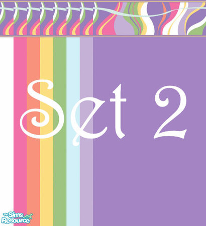 Sims 2 — Curvy Border Set 2 by Fizzy9 — Enjoy! :)