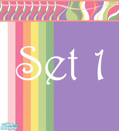 Sims 2 — Curvy Border Set 1 by Fizzy9 — Enjoy! :)