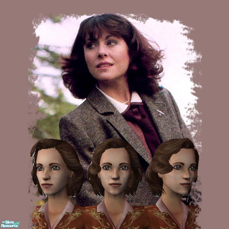 Sims 2 — Elizabeth Sladen (Sarah Jane) by AlexOwla — Best known as the feisty companion of the fourth Doctor, Tom Baker