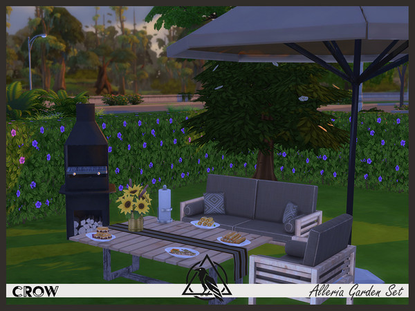 Sims 4 — Tablecloth by Crownar — Desing by Crow