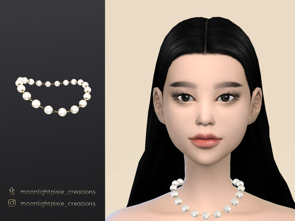 Sims 4 — Necklace N3 by moonlightpixie_ — New mesh, base game compatible.