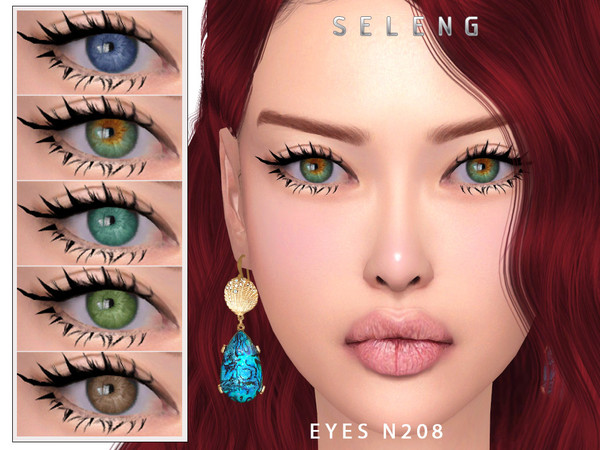 Sims 4 — Eyes N208 by Seleng — The eyes has 15 colours and HQ compatible. Allowed for toddler, infant, child, teen, young