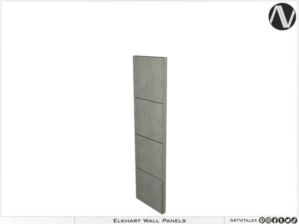 Sims 3 — [ArtVitalex] Elkhart Split Wall Panel Medium by ArtVitalex — Decorative Collection All rights reserved - Belong