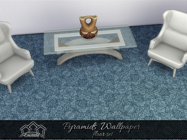 Sims 4 — Pyramids Wallpaper floor2 by Emerald — Maximize the happiness and comforting effect, beautifully accent your