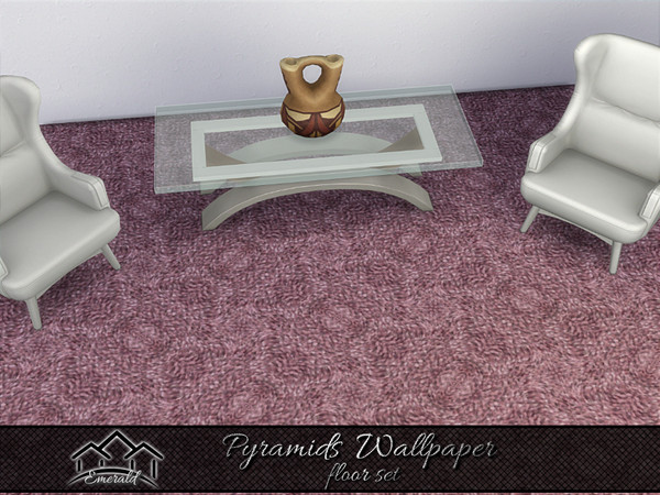 Sims 4 — Pyramids Wallpaper floor3 by Emerald — Maximize the happiness and comforting effect, beautifully accent your