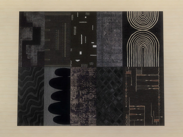 Sims 4 — Black Rug Collection by SimileBuilds — 35 Swatches - Maxis Recolors by SimileBuilds