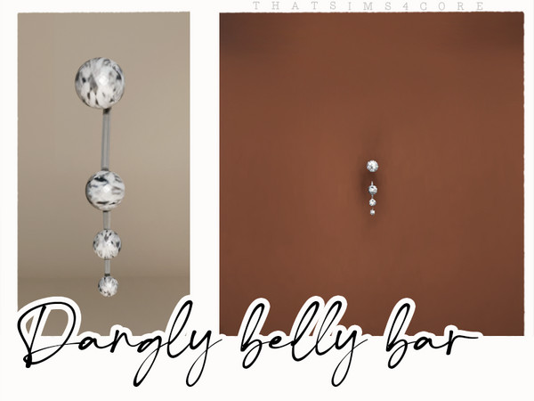 Sims 4 — ts4h - dangly belly piercing v2.package by thatsims4core — (piercing height varies so please download both files