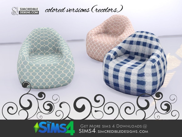 Sims 4 — Come cozy armchair Recolor by SIMcredible! — by SIMcredibledesigns.com available at TSR __________________ * 3