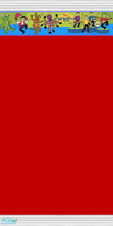 Sims 2 — PT Wiggles Walls - Red by Primetime024 — As name implies.
