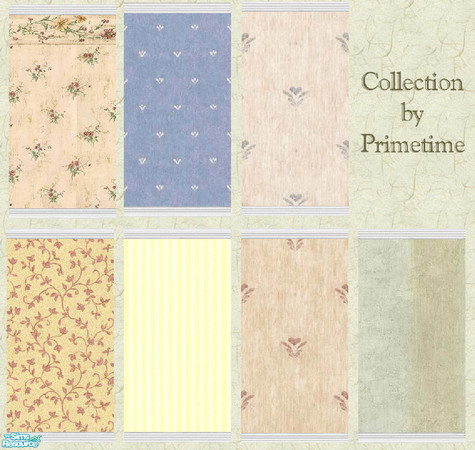 Sims 2 — Primetime's Wallpaper Collection by Primetime024 — This collection of walls varies in colors and patterns. I