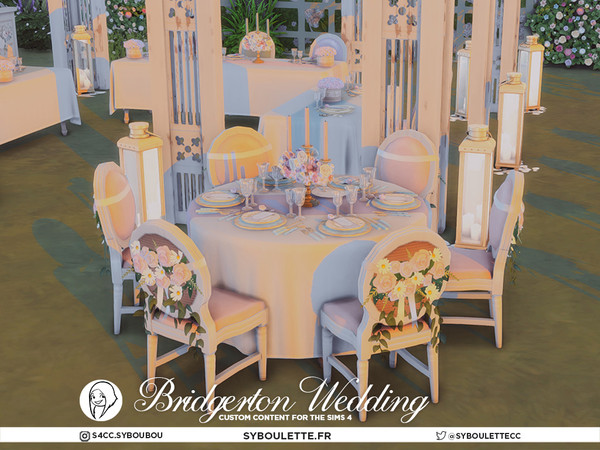 Sims 4 — SYB Bridgerton wedding - Medium divider by Syboubou — Step into the romantic world of the Regency era with a